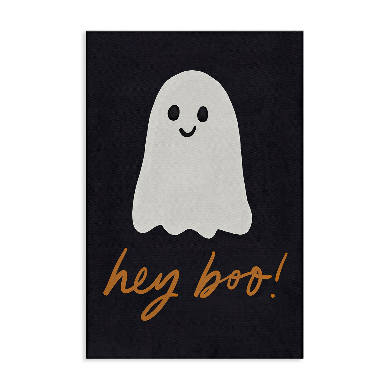 Stupell Industries Hey Boo Spooky Ghost Canvas Wall Art Design by Amanda Houston